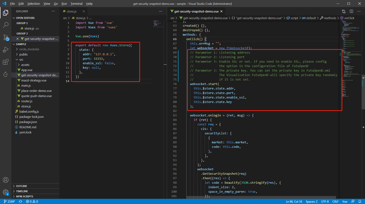 websocket-demo-config